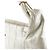 Borsa a mano in pelle goffrata Off-White Prada Bianco sporco - vista 7