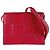 Borsa a Spalla Mini Cassette in Pelle Bottega Veneta Rosso