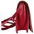 Borsa a Spalla Mini Cassette in Pelle Bottega Veneta Rosso - vista 2