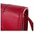 Borsa a Spalla Mini Cassette in Pelle Bottega Veneta Rosso - vista 6