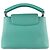 Borsa a tracolla MINI Capucines in pelle Louis Vuitton Verde - vista 3