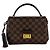 Borsa Louis Vuitton Damier Croisette Marrone Damier ebene