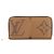 Louis Vuitton Monogram Reverse Long Wallet Braun