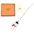 Hermès Hermes Snowman Handbag Charm Silvery White  - view 1