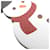 Hermès Hermes Snowman Handbag Charm Silvery White  - view 4