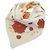 Hermès Sciarpa Hermes Carre 90 LA ROSEE Rosso Beige Arancione - vista 3