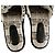Sandali Chanel CC in Tweed Nero e Bianco D'oro - vista 13