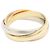 Anello Cartier Trinity in oro rosa bianco e giallo 18K D'oro - vista 2