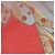 Hermès Sciarpa in seta Hermes Grands Fonds Rosso Multicolore - vista 6