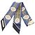 Foulard Hermès Twilly LIFT PROFILE Nero Multicolore Blu navy