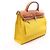 Hermès Bolso 2-Way Hermes Herbag Zip PM Castaño Amarillo - vista 2