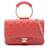 Borsa a tracolla 2-way Chanel Matelassé Loop Handle Rosso