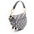 Borsa Saddle Christian Dior Beige Blu navy - vista 2