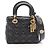 Borsa a 2 vie Christian Dior Dior Lady Small Cannage Nero