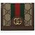 Cartera bi-fold Gucci Ophidia Castaño Beige - vista 2