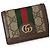 Cartera bi-fold Gucci Ophidia Castaño Beige - vista 3