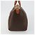 Céline Borsa Boston CELINE in tela Macadam PVC Pelle Marrone Oro Auth 189503A D'oro - vista 4