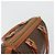 Céline Borsa Boston CELINE in tela Macadam PVC Pelle Marrone Oro Auth 189503A D'oro - vista 6