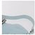 Borsa a Spalla BOTTEGA VENETA Nylon Azzurro Light Silver Auth 189899M Argento Blu chiaro - vista 14