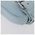 Borsa a Spalla BOTTEGA VENETA Nylon Azzurro Light Silver Auth 189899M Argento Blu chiaro - vista 16