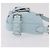 Borsa a Spalla BOTTEGA VENETA Nylon Azzurro Light Silver Auth 189899M Argento Blu chiaro - vista 3