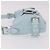 Borsa a Spalla BOTTEGA VENETA Nylon Azzurro Light Silver Auth 189899M Argento Blu chiaro - vista 4
