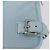 Borsa a Spalla BOTTEGA VENETA Nylon Azzurro Light Silver Auth 189899M Argento Blu chiaro - vista 9