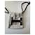 Hermès Quizz H Belt Buckle in Palladium and Lacquer White Orange Silver hardware  - view 3