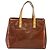 LOUIS VUITTON Monogram Vernis Reade PM Hand Bag Bronze M91146 LV Auth 189683 Bronzo - vista 2