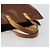 LOUIS VUITTON Monogram Vernis Reade PM Hand Bag Bronze M91146 LV Auth 189683 Bronzo - vista 7