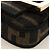 FENDI FENDACE Nano Baguette Chain Shoulder Pouch Black Brown Auth 190223SAM Marrone Nero - vista 17