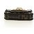 FENDI FENDACE Nano Baguette Chain Shoulder Pouch Black Brown Auth 190223SAM Marrone Nero - vista 5
