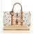 LOUIS VUITTON Monogram Multicolor Keepall 45 Borsa Bianca M92641 LV Auth 190220SAV Bianco - vista 12