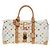 LOUIS VUITTON Monogram Multicolor Keepall 45 Borsa Bianca M92641 LV Auth 190220SAV Bianco - vista 13