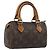 LOUIS VUITTON Borsa Monogram Mini Speedy M41534 LV Auth hk3900 Monogramma