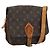 LOUIS VUITTON Monogram Cartouchiere MM Shoulder Bag M51253 LV Auth 190752 Monogramma