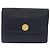 Céline Sac à bandoulière CELINE Medallion Chain en cuir noir et or Auth 189809A Doré - vue 13