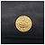 Céline Sac à bandoulière CELINE Medallion Chain en cuir noir et or Auth 189809A Doré - vue 18