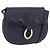 Borsa a tracolla Christian Dior Trotter Canvas PVC Navy Gold Auth ka5068 D'oro Blu navy