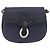 Borsa a tracolla Christian Dior Trotter Canvas PVC Navy Gold Auth ka5068 D'oro Blu navy - vista 13