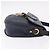Borsa a tracolla Christian Dior Trotter Canvas PVC Navy Gold Auth ka5068 D'oro Blu navy - vista 3
