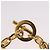 Céline Bracciale CELINE Macadam metallo Gold Tone Auth 189576M - vista 10