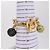 Céline Bracciale CELINE Macadam metallo Gold Tone Auth 189576M - vista 14