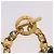 Céline Bracciale CELINE Macadam metallo Gold Tone Auth 189576M - vista 5