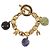 Céline Bracciale CELINE Macadam metallo Gold Tone Auth 189576M - vista 6