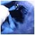 Jimmy Choo Chain Shoulder Phone Holder Acrylic Fur Blue Silver Auth 190265A Argento - vista 20