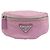 PRADA Arm Pouch Nylon Rosa Argento Auth mr2583 - vista 13