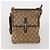 Sac à bandoulière GUCCI GG Canvas 2 Set Beige Black Auth 186360 Noir - vue 2