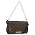 LOUIS VUITTON Borsa a Spalla Damier Ebene Favorit PM 2way N41276 LV Auth 190240