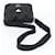 Borsa a tracolla PRADA Nylon Nero Argento Auth 188514 - vista 7